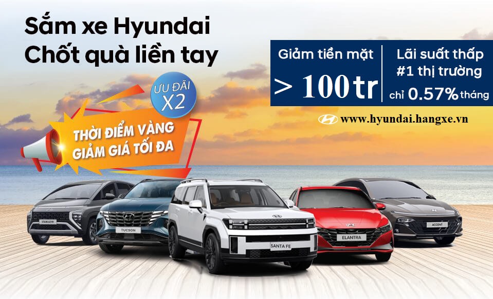 Khuyến mại xe hyundai 2025